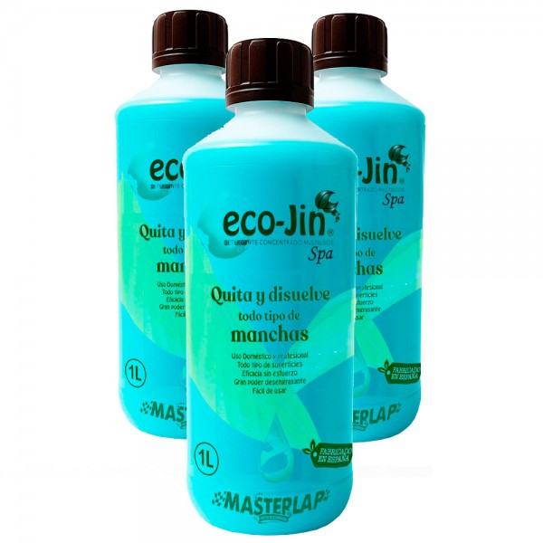 Pack 3 Unidades Eco-Jin SPA – Limpiador Multiusos Ecológico Concentrado | Biodegradable y No Tóxico
