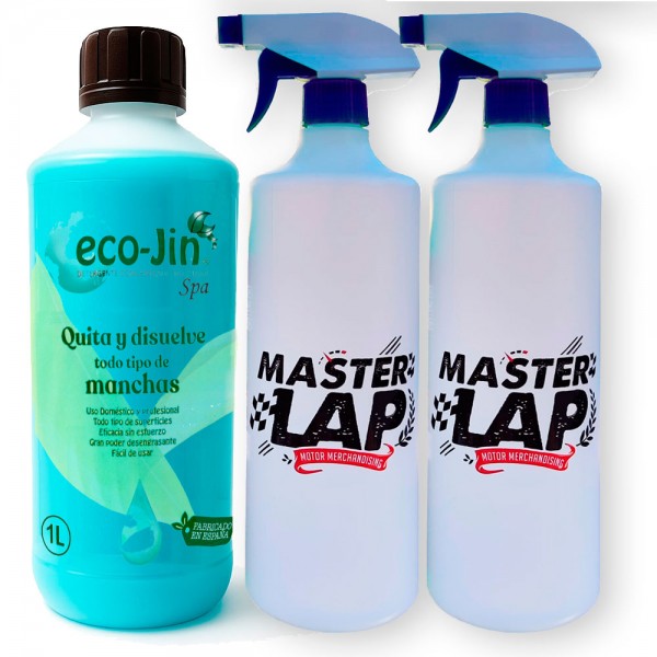 Eco-Jin SPA Pack – Limpiador Multiusos + 2 Difusores Pulverizadores | Ecológico, Biodegradable y Concentrado