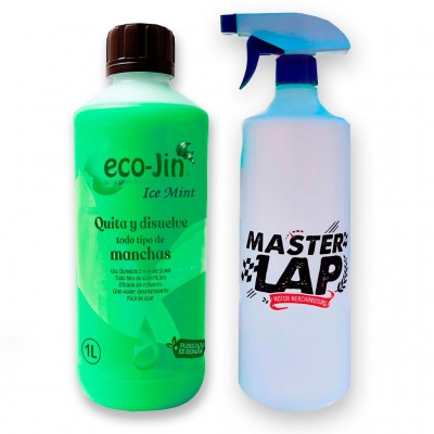 Eco-Jin Ice Mint 1L + Difusor – Detergente Ecológico Concentrado Quitamanchas y Desengrasante Multiusos